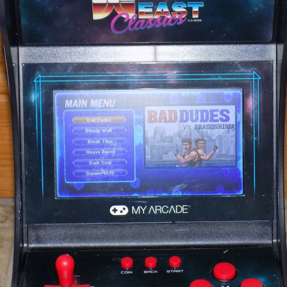 My Arcade Data East Classics Mini Arcade Cabinet Black